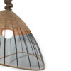 Handmade Woven Hemp Light - Rustic Cone Ceiling Fixture