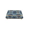 Handmade Jewelry Bone Box - Blue Geometric Persian Design