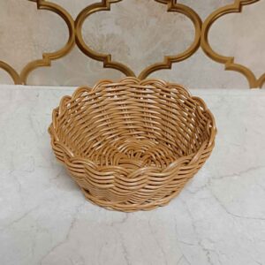 Multipurpose Wicker Basket – Rustic Modern Brown Organizer