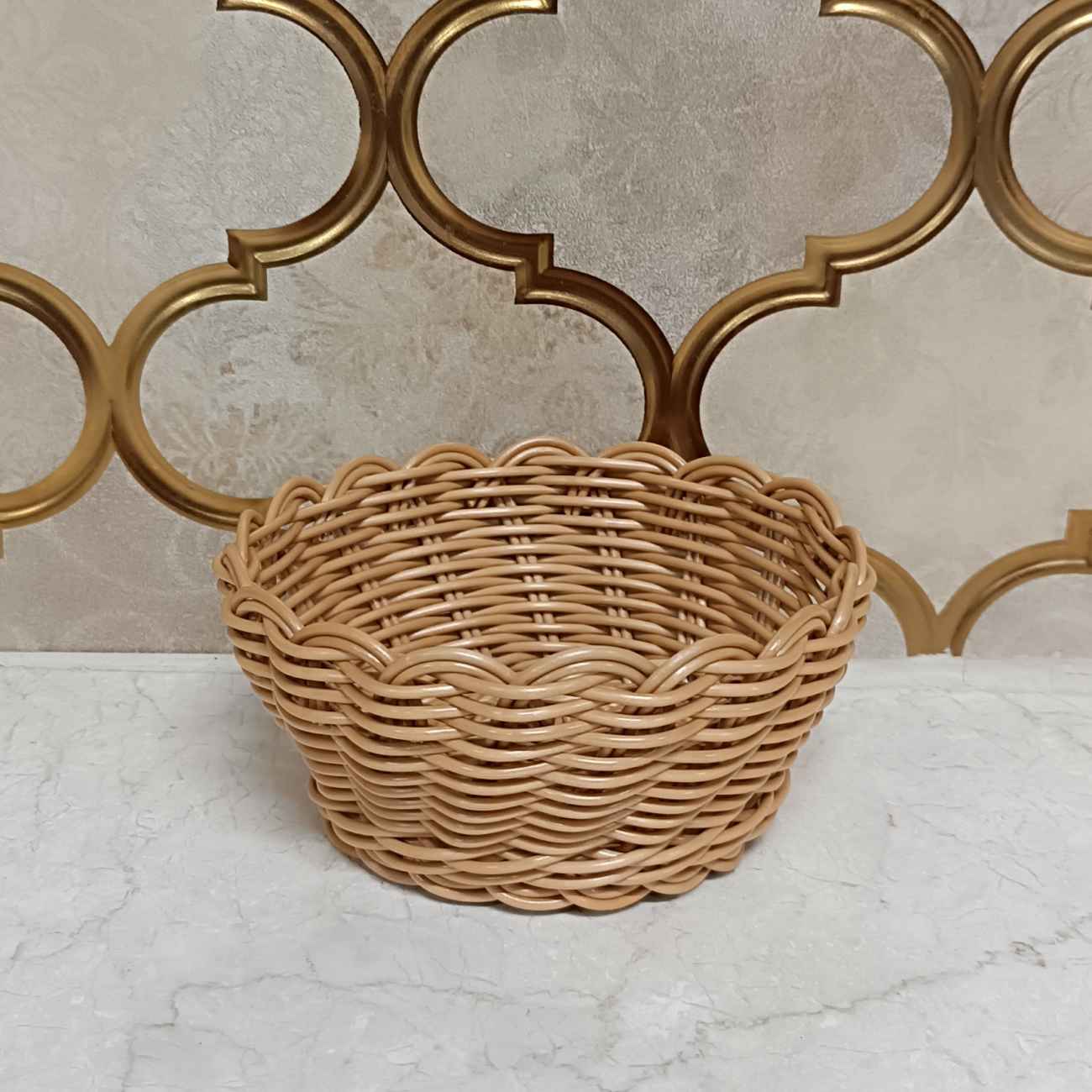 Multipurpose Wicker Basket – Rustic Modern Brown Organizer