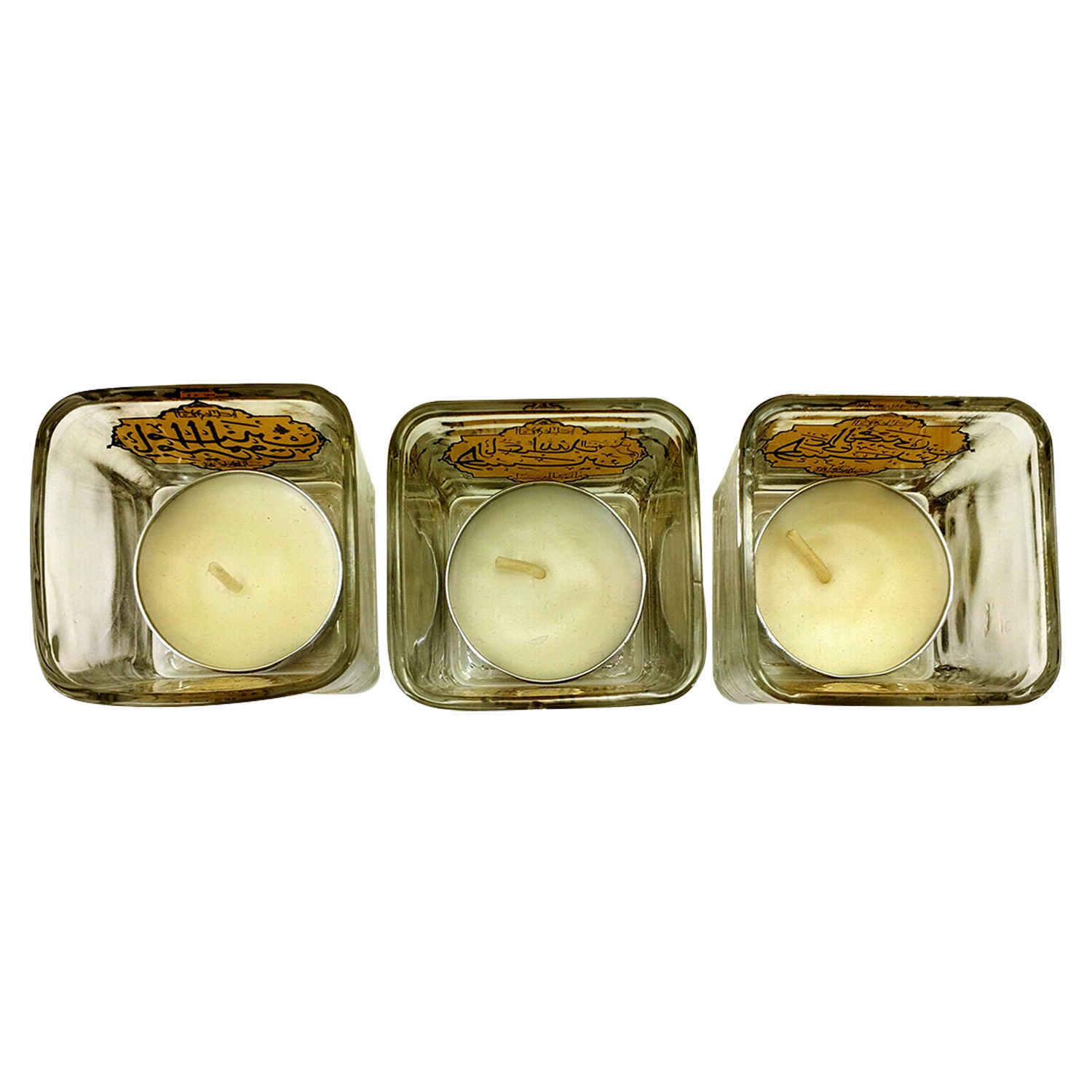 Islamic Table Top Candle Holder – Name of Imams Model Set of 3