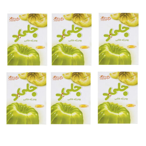 Halal Assorted Jelly Powder Mix by Jelid Deraje, 100 g (6-Pack)