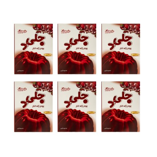Halal Assorted Jelly Powder Pack by Jelid Deraje, 100 g (6-Pack)