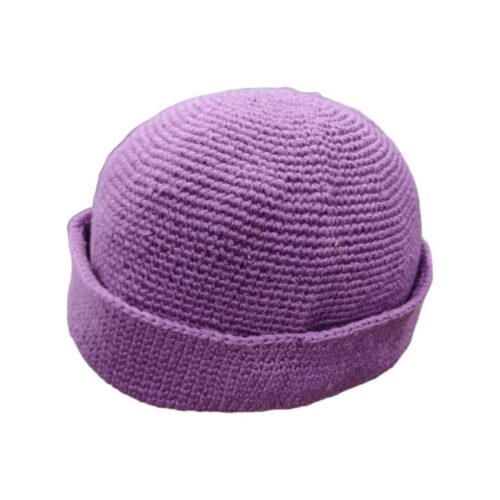 Knitted Turkish Kufi Taqiyah in Cotton for Muslim Prayer Wear