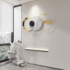 Modern 3-Piece Wall Clock Decorative Silent-Non Ticking