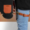 Modern Barista Apron Denim Sleek & Stylish in Black