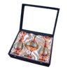 Persian Khatamkari Gift Set 3-Piece Inlay Work Vase & Chocolate Bowl