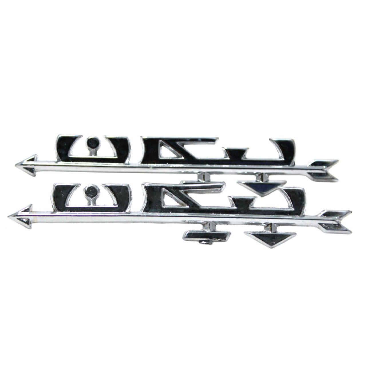 Persian Car Badges for Paykan in Silver – Pack of 2 for Paykan Lovers