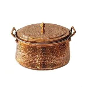 Persian Copper Cooking Pot – Traditional Hammered Design, Afshin