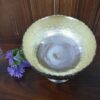 Persian Decorative Silver Bowl with Footed Base – Ideal for Gifts and Home Décor