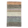 Authentic Handwoven Persian Striped Gabbeh Rug in Light Green - Wool