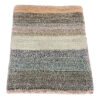 Authentic Handwoven Persian Striped Gabbeh Rug in Light Green - Wool