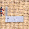 Genuine Handwoven Persian Minimalist Gabbeh Rug - Bordered Orange Wool