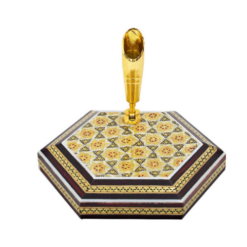 Khatam Masterpiece – Handcrafted Persian Wooden Holder for Daily Use