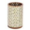 Crafted Precision – Persian Khatam Kari Wooden Pen Holder for Desks
