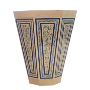 Persian Khatamkari Waste Baskets for Art and Culture Lovers