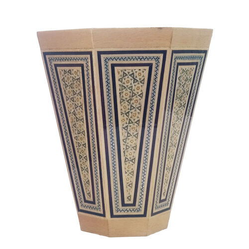 Persian Khatamkari Waste Baskets for Art and Culture Lovers