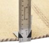 Cream Fars Kilim Runner Rug - Traditional Handwoven Persian Wool Striped