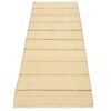 Cream Fars Kilim Runner Rug - Traditional Handwoven Persian Wool Striped