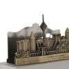 Persian Metal Office Desk Organizer Accessories with Iran Design