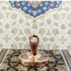 Persian Modern Bronze Stamp & Stamp Pad Set - A Timeless Piece with Custom Text