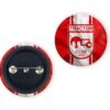 Persian Pinback Button with Matte Scratch-Resistant Tractor Sazi FC Design