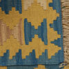 Handcrafted Fars Qashqai Kilim Runner - Geometric Persian Wool Style