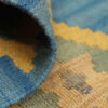 Handcrafted Fars Qashqai Kilim Runner - Geometric Persian Wool Style