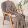 Premium Knitted Sofa Throw Blanket – Add Elegance and Warmth to Your Home Decor