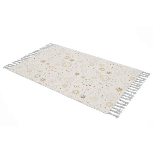Sofa Throw with Sun and Moon Design - Ideal for Movie Night, Relaxing & Home Décor