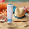 Sunscreen Cream for Dry Skin & Normal - Natural Beige Color - Genobiotic SPF50 Tinted (pack of 2)