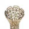 Traditional Handcrafted Brass Vase, Designed to Serve as an Artistic Piece for Floral Arrangements