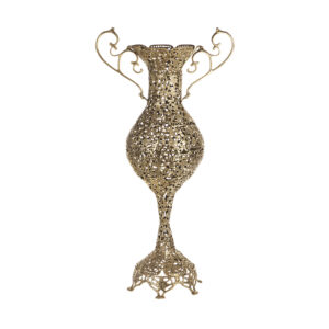 Traditional Handcrafted Brass Vase, Specially Designed for Displaying Beautiful Floral Arrangements