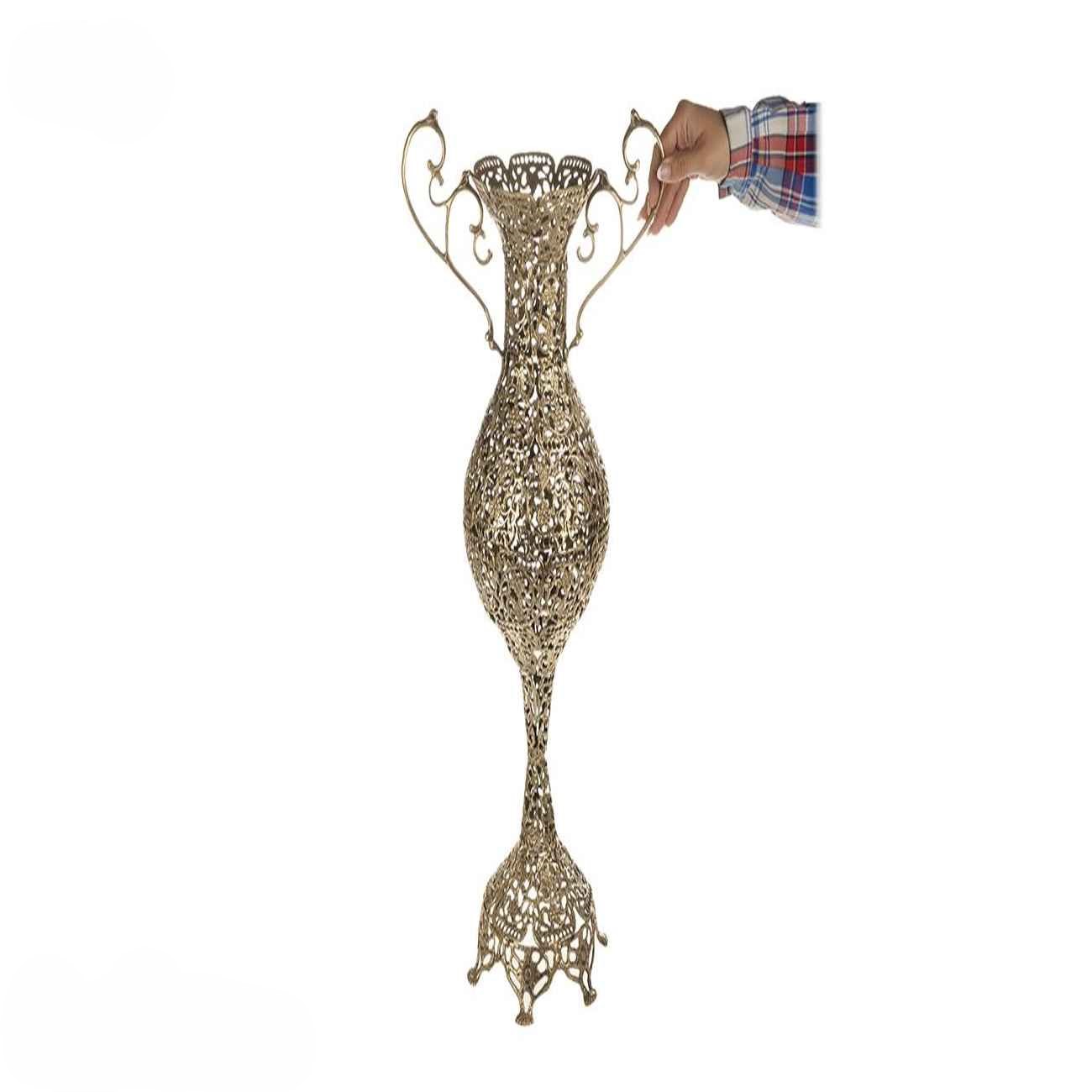 Traditional Handcrafted Brass Vase, Specially Designed for Displaying Beautiful Floral Arrangements