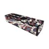 Floral Simplicity – Traditional White Wooden Holder for Office Supplies