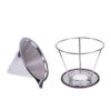 V60 Coffee Dripper - Metal Coffee Filter for Brewing at Home and Work Environment