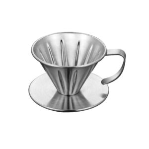 V60 Coffee Dripper – Portable & Steel for Precision and Manual Brewing