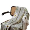 Velvet Sofa Throw with Chamomile Design - Perfect for Home Decor