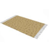 Velvet Sofa Throw with Leaf Design - Best for Living Room Décor