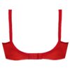 Women's Bra and Panty Set, Springy Satin Model in Red