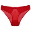 Women's Bra and Panty Set, Springy Satin Model in Red