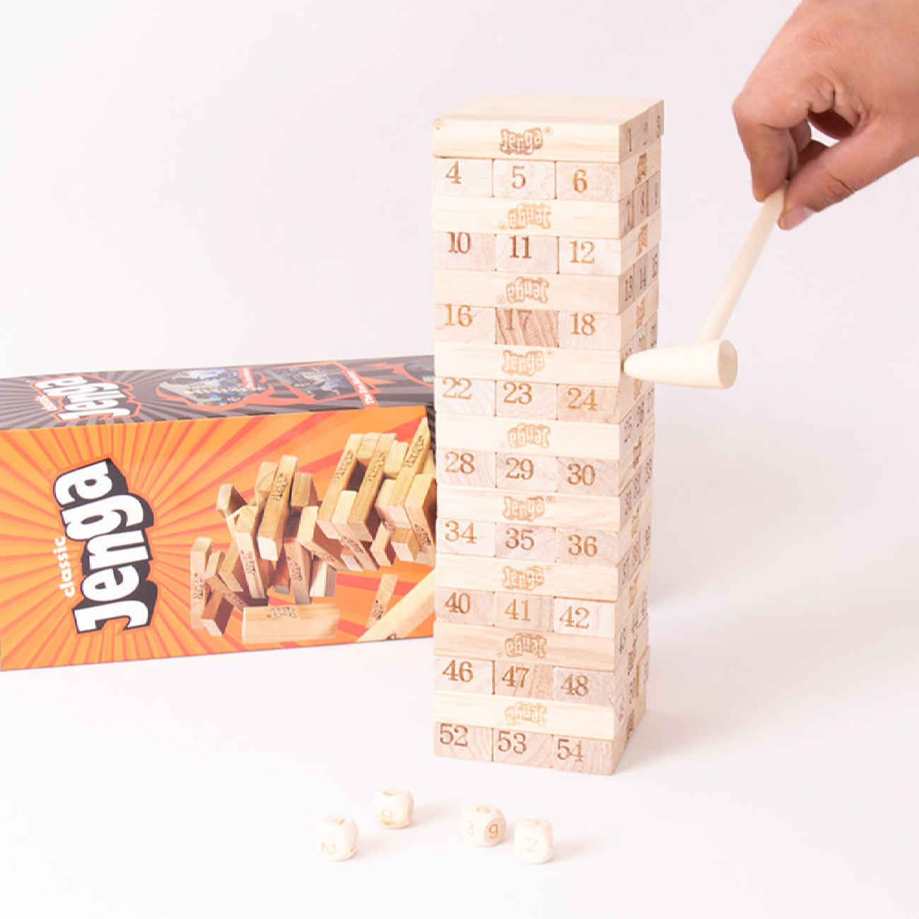 Wood Block Puzzle – Numbered Jenga – A New Twist on the Classic Game