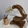 Funky Wooden Adjustable Desk Lamp - Ideal Lighting Solution for Work and Study