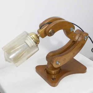 Funky Wooden Adjustable Desk Lamp – Ideal Lighting Solution for Work and Study