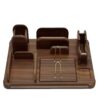 Wooden Desk Organizer Accessory for Office Chic & Functional