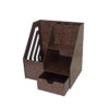 Wooden Desk Organizer for Office Supplies Chic & Functional