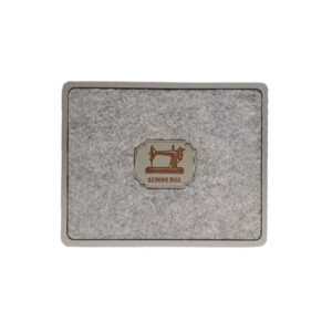 Wooden Sewing Kit in Gray – Essential Tools for Seamstress Work