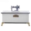 Wooden Sewing Kit with Faux Leather Accent & Feet - Perfect for Hand Sewing & Machine Sewing