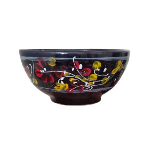 Artistic Pottery Bowl – For Serving Yogurt, Soup, Ash, Noodles, Ice Cream & Side Dishes