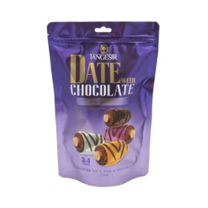 Chocolate-Covered Dates Mixed with Almond – 250 gram (x6)